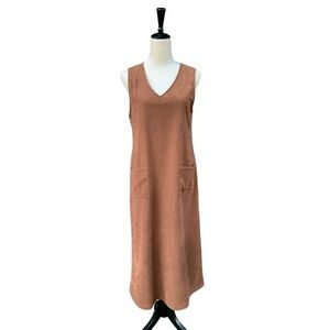L.L. Bean Women's Brown Maxi Dress